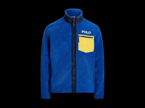Polo Ralph Lauren Polo Ski Pile Fleece Jacket Blue