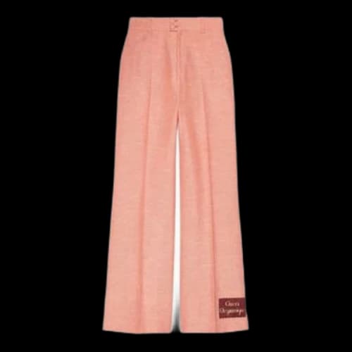 Gucci Orgasmique Flared Trousers 'Pink' (Women's)