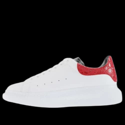 Alexander McQueen Oversized Sneaker 'White Red Crocodile'