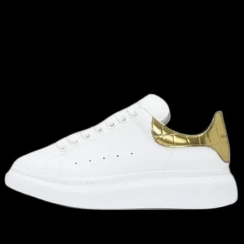 Alexander McQueen Oversized Sneaker 'Gold Crocodile'