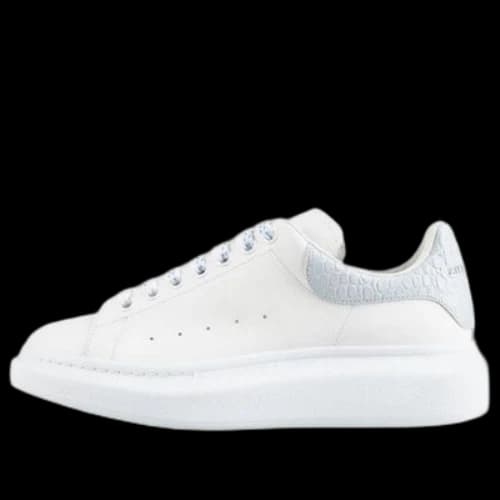 Alexander McQueen Oversized Sneaker 'White Light Blue Crocodile'
