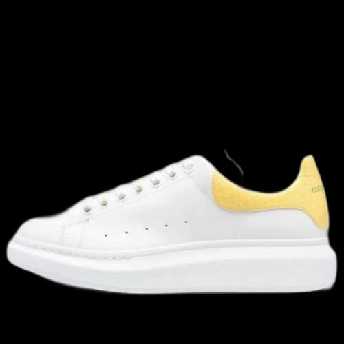 Alexander McQueen Oversized Sneaker 'White Yellow Crocodile'
