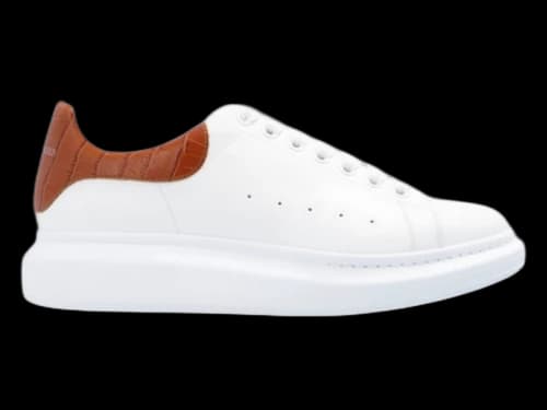 Alexander McQueen Oversized White Cedar Croc