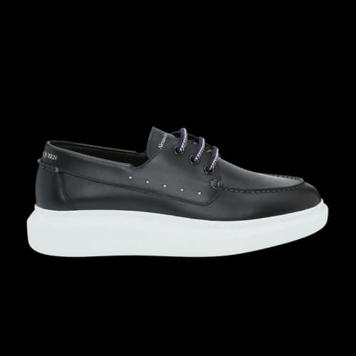 Alexander McQueen Oversized Boat Sneaker 'Black'