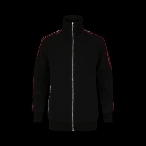 Alexander McQueen Logo Tape Track Jacket Black