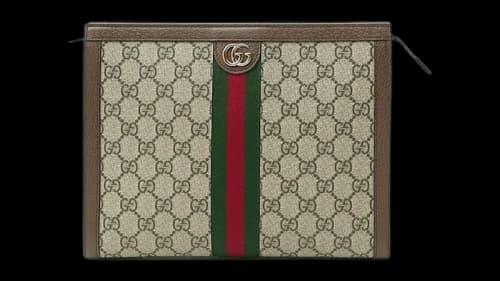 Gucci Ophidia Pouch Beige