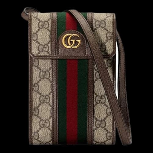 Gucci Ophidia Mini-Sized Single-Shoulder Bag Brown
