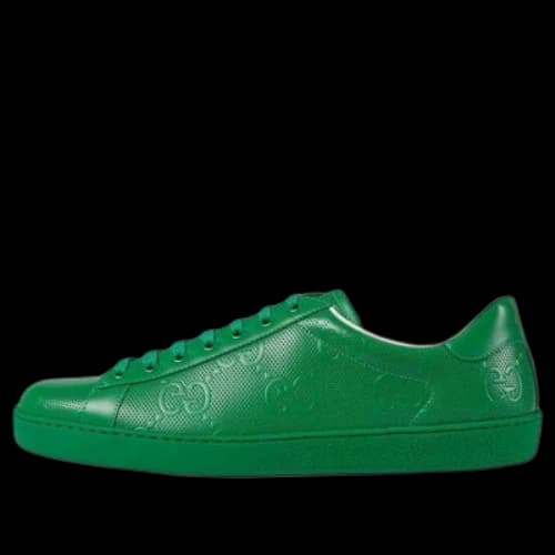 Gucci Ace Series G Printing Sports Shoe 'Green'