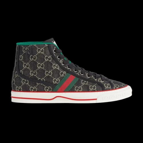 Gucci Tennis 1977 High 'Black Mini GG'