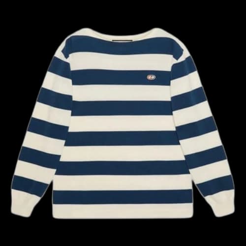 Gucci Striped Cotton Knit Sweater For Men Blue