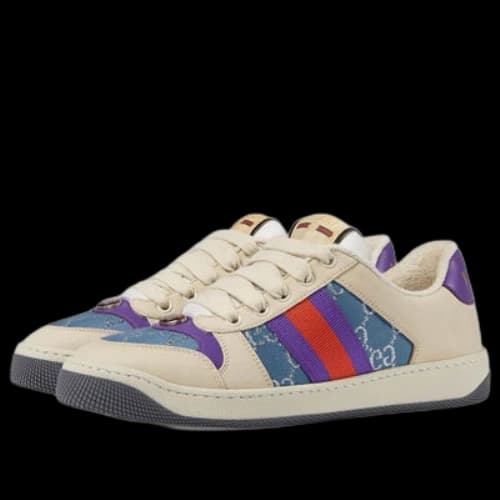 (PS) Gucci Screener GG Sneaker 'Beige Purple'