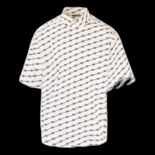 Balenciaga License Short Sleeve Shirt Large Fit 'White'