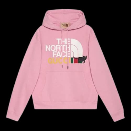 Gucci x The North Face Hooded Sweatshirt 'Pink' (Women's)