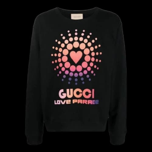 Gucci Love Parade Crew Sweatshirt 'Black'