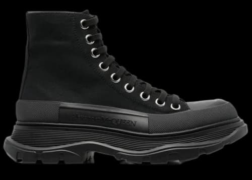 Alexander McQueen Tread Slick Boot Triple Black