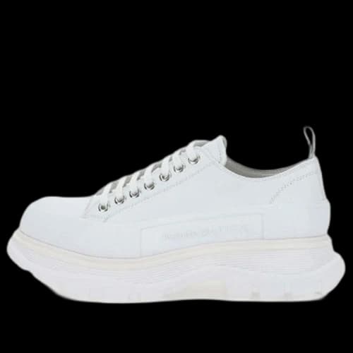 Alexander McQueen Tread Slick Low Lace Up 'White'