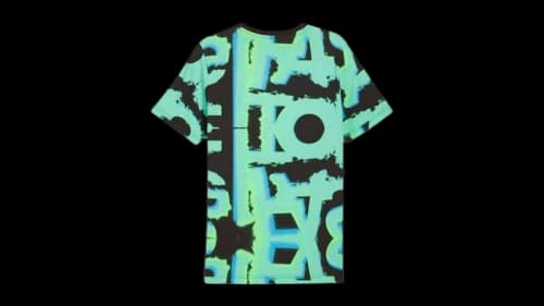 Puma MAPF1 Neon Energy Graphic Crew Neck Short Sleeve T-Shirt Black