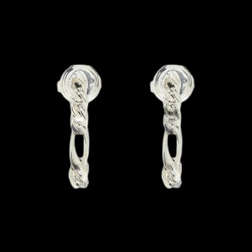 Bottega Veneta Earrings 'Silver'