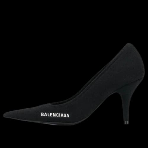 Balenciaga Knife Knit 80mm Pump Heels 'Black' (Women's)