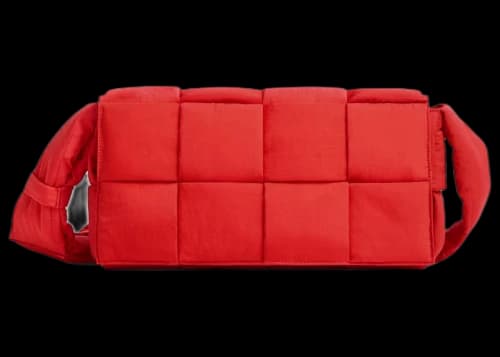 Bottega Veneta Padded Tech Cassette Tomato