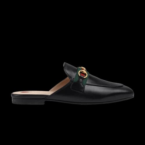 Gucci Princetown Leather Slipper 'Black' (Women's)