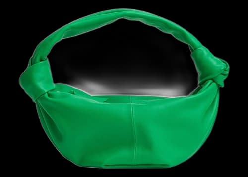 Bottega Veneta Double Knot Top Hangdle Bag Parakeet
