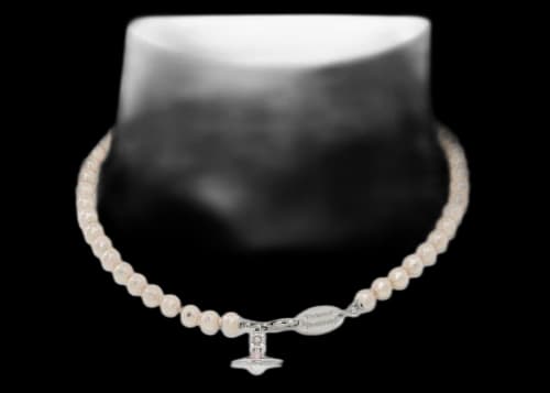 Vivienne Westwood Necklace Simonetta Pearl Silver