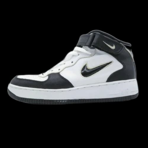 Nike Air Force 1 Mid Sc/Liz 'Black White'