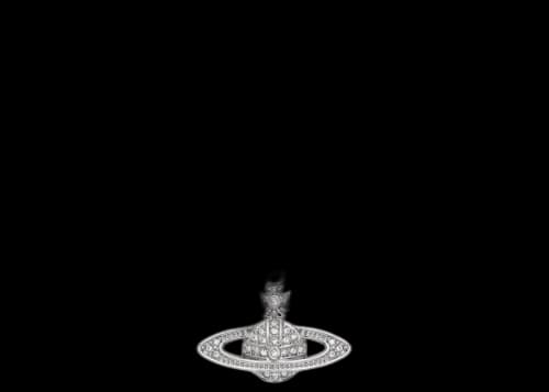 Vivienne Westwood Necklace Mini Bas Relief Pendant Silver