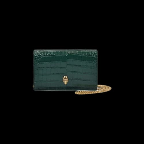Alexander McQueen Skull Mini Bag 'Emerald'