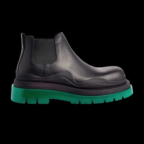 Bottega Veneta Tire Cropped Boot 'Black Grass' (Women's)