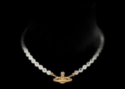 Vivienne Westwood Choker Mini Bas Relief Gold
