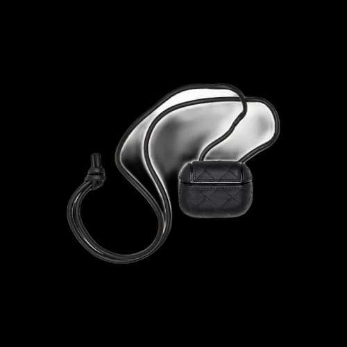 Bottega Veneta Intrecciato AirPods Pro Case Black