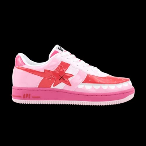 Kaws x Bapesta FS-029 Low 'Chompers - Pink'