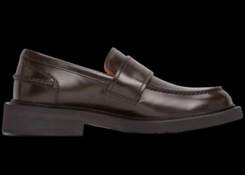 Bottega Veneta Brushed Calf Skin Classic Loafer Espresso
