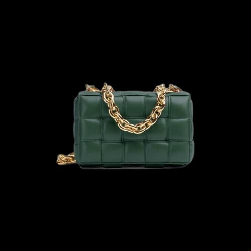 Bottega Veneta Chain Cassette Bag 'Raintree Gold'