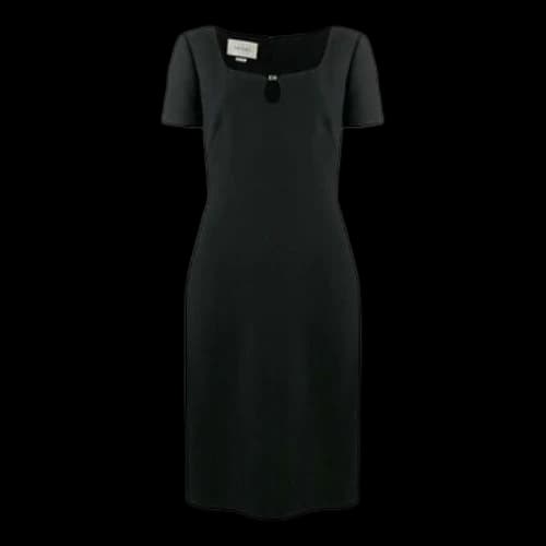 Gucci Wool Silk Tight Dress 'Black' (Women's)
