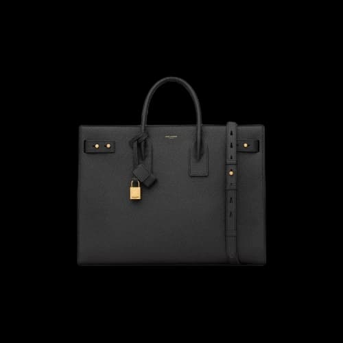 Saint Laurent Sac De Jour Thin Large Tote Bag 'Black'