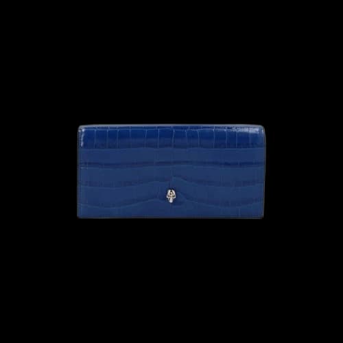 Alexander Mcqueen Wallet On Chain Clutch 'Blue'