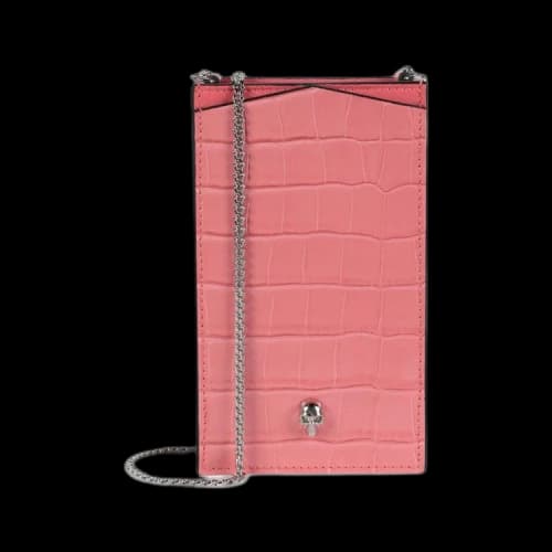 Alexander McQueen Chain Phone Case 'Coral'