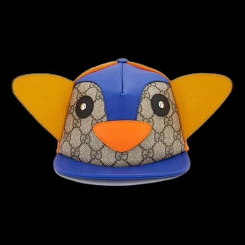 (PS) Gucci GG Supreme Penguin Baseball Hat 'Beige'