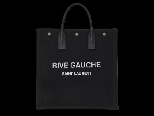 Saint Laurent Rive Gauche North/South Tote Black