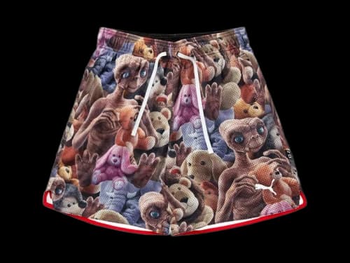 Puma Hoops x E.T. Aop Shorts Black