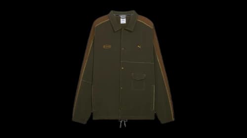 Puma x Bodega T7 Coaches Jacket Dark Olive