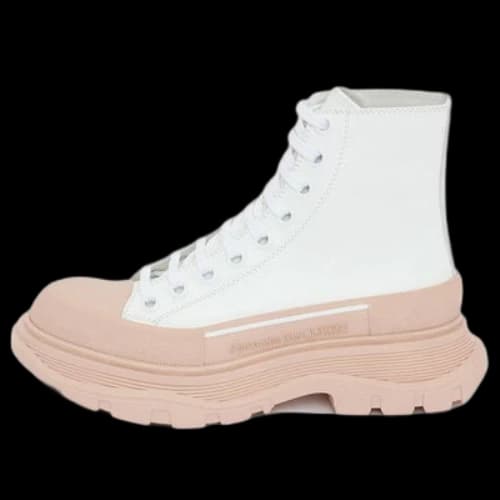 Alexander McQueen Tread Slick Boot 'White Pink' (Women's)