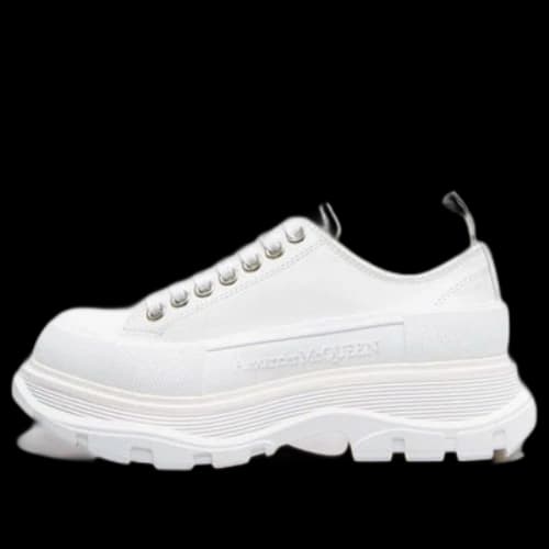 Alexander McQueen Tread Slick Lace Up Low 'White' (Women's)