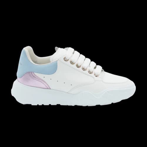 Alexander McQueen Court Trainer 'White Paris Blue Lilac' (Women's)