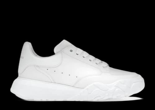 Alexander McQueen Court Trainers White Leather (Women's)