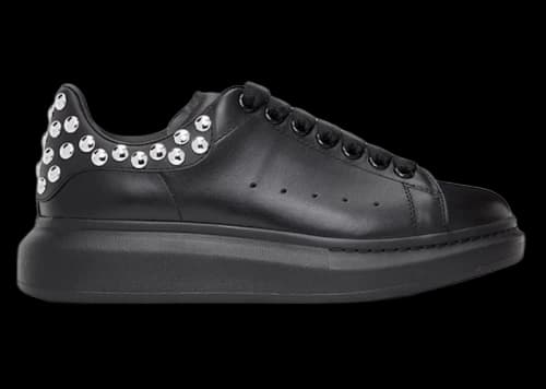 Alexander McQueen Oversized Black Studded Heel
