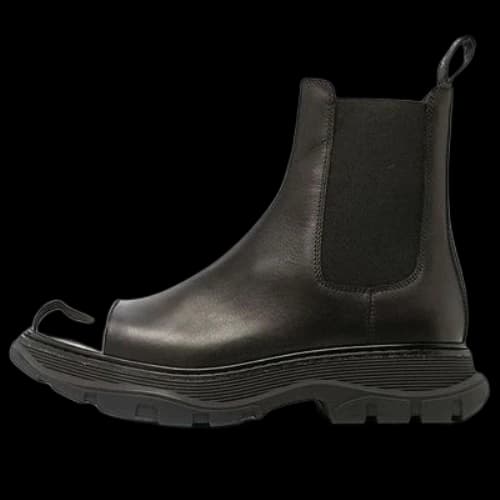 Alexander McQueen Tread Slick Boot 'Black Silver'
